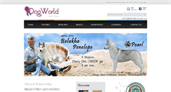 Desktop Screenshot of dogworld.co.za